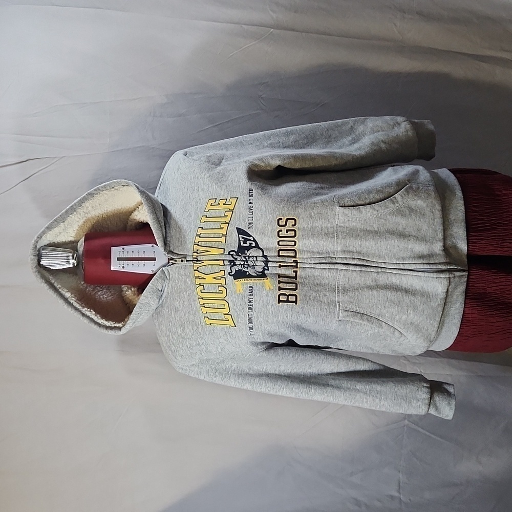 Boys Lucky Brand Zip Up Hoodie SZ 14/16